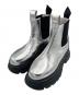 OMMO（オーエムエムオー）の古着「VOLUME HEAD SIDE GORE BOOTS-S」｜シルバー