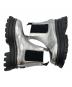 中古・古着 OMMO (オーエムエムオー) VOLUME HEAD SIDE GORE BOOTS-S シルバー サイズ:25cm：23000円