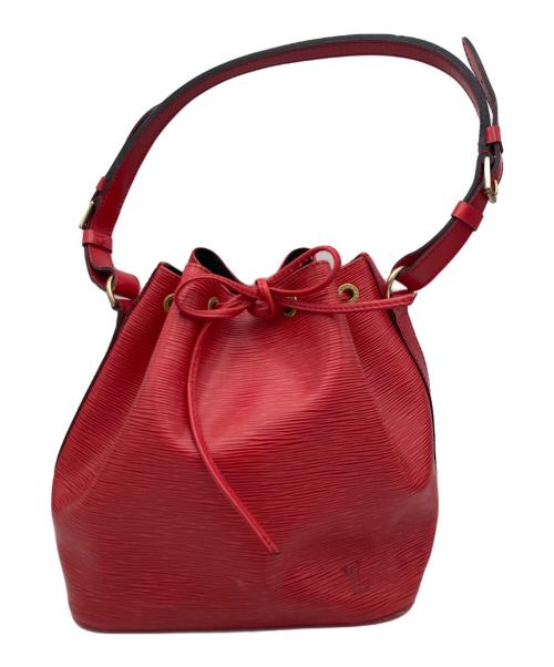 LOUIS VUITTON（ルイ ヴィトン）LOUIS VUITTON (ルイ ヴィトン) 巾着ショルダーバッグ カスティリアン・ レッドの古着・服飾アイテム