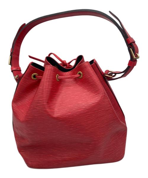 LOUIS VUITTON（ルイ ヴィトン）LOUIS VUITTON (ルイ ヴィトン) 巾着ショルダーバッグ カスティリアン・ レッドの古着・服飾アイテム