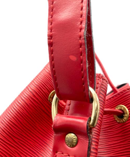 LOUIS VUITTON（ルイ ヴィトン）LOUIS VUITTON (ルイ ヴィトン) 巾着ショルダーバッグ カスティリアン・ レッドの古着・服飾アイテム