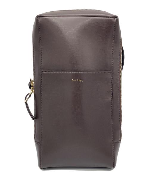 PAUL SMITH（ポールスミス）Paul Smith (ポールスミス) ボディーバッグ ブラウンの古着・服飾アイテム