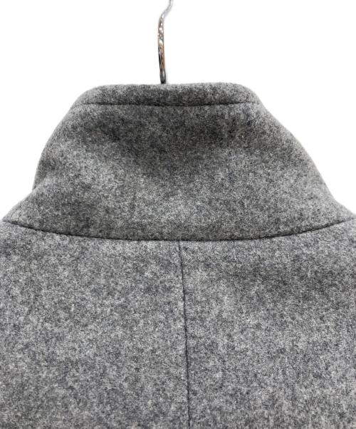 BLACK LABEL CRESTBRIDGE（ブラックレーベル クレストブリッジ）BLACK LABEL CRESTBRIDGE (ブラックレーベル クレストブリッジ) スタンドカラーウールコート グレー サイズ:Lの古着・服飾アイテム