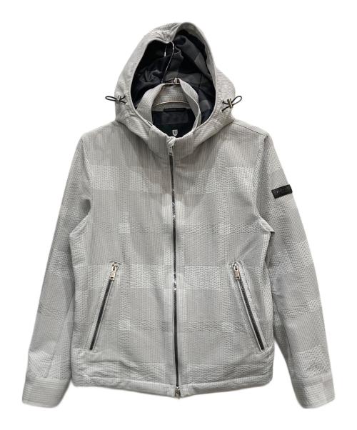 BLACK LABEL CRESTBRIDGE（ブラックレーベル クレストブリッジ）BLACK LABEL CRESTBRIDGE (ブラックレーベル クレストブリッジ) ジップジャケット グレー サイズ:Mの古着・服飾アイテム