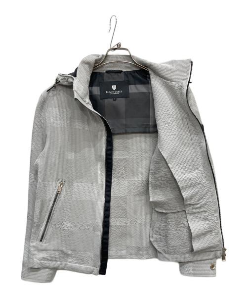 BLACK LABEL CRESTBRIDGE（ブラックレーベル クレストブリッジ）BLACK LABEL CRESTBRIDGE (ブラックレーベル クレストブリッジ) ジップジャケット グレー サイズ:Mの古着・服飾アイテム