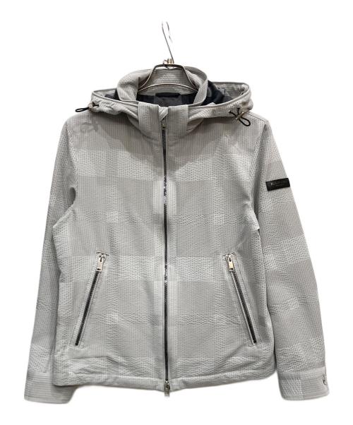 BLACK LABEL CRESTBRIDGE（ブラックレーベル クレストブリッジ）BLACK LABEL CRESTBRIDGE (ブラックレーベル クレストブリッジ) ジップジャケット グレー サイズ:Mの古着・服飾アイテム