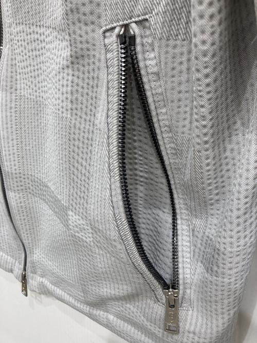 BLACK LABEL CRESTBRIDGE（ブラックレーベル クレストブリッジ）BLACK LABEL CRESTBRIDGE (ブラックレーベル クレストブリッジ) ジップジャケット グレー サイズ:Mの古着・服飾アイテム