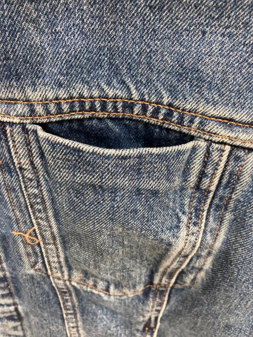 Calvin Klein（カルバンクライン）Calvin Klein (カルバンクライン) トラッカージャケット インディゴ サイズ:Mの古着・服飾アイテム