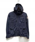 BURBERRY BLACK LABELバーバリーブラックレーベル）の古着「ナイロンフーデッドジャケット」｜ネイビー