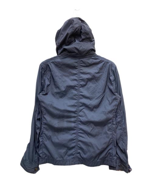 BURBERRY BLACK LABEL（バーバリーブラックレーベル）BURBERRY BLACK LABEL (バーバリーブラックレーベル) ナイロンフーデッドジャケット ネイビー サイズ:Lの古着・服飾アイテム