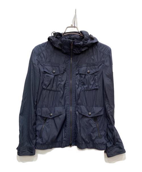 BURBERRY BLACK LABEL（バーバリーブラックレーベル）BURBERRY BLACK LABEL (バーバリーブラックレーベル) ナイロンフーデッドジャケット ネイビー サイズ:Lの古着・服飾アイテム