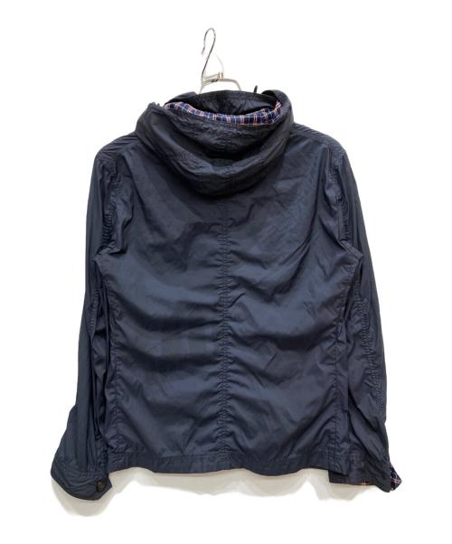 BURBERRY BLACK LABEL（バーバリーブラックレーベル）BURBERRY BLACK LABEL (バーバリーブラックレーベル) ナイロンフーデッドジャケット ネイビー サイズ:Lの古着・服飾アイテム