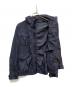 中古・古着 BURBERRY BLACK LABEL (バーバリーブラックレーベル) ナイロンフーデッドジャケット ネイビー サイズ:L：7000円
