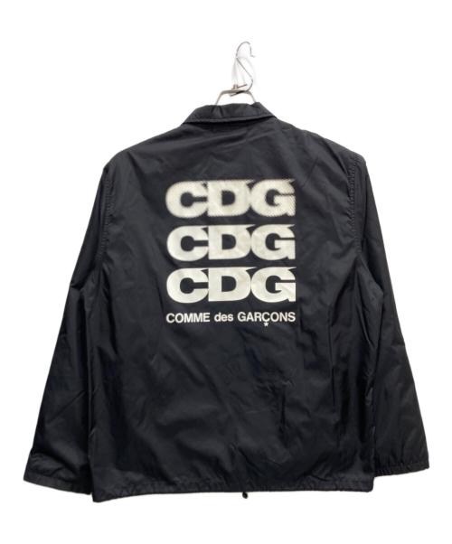 DOOG SEDIGN SHOP COMME des GARCONS（ドッグサインショップコムデギャルソン）DOOG SEDIGN SHOP COMME des GARCONS (ドッグサインショップコムデギャルソン) コーチジャケット ブラック サイズ:Lの古着・服飾アイテム