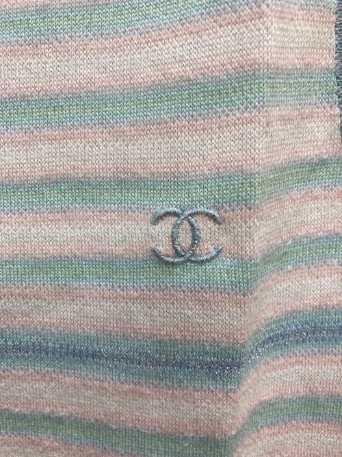 CHANEL（シャネル）CHANEL (シャネル) ノースリーブニット ブルー サイズ:34の古着・服飾アイテム