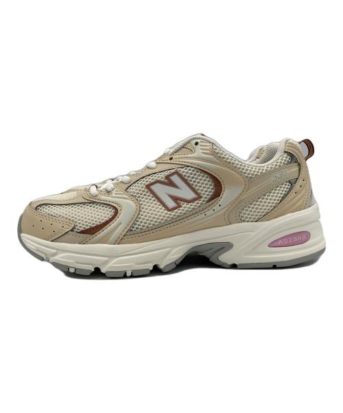 NEW BALANCE（ニューバランス）NEW BALANCE (ニューバランス) ローカットスニーカー ベージュ サイズ:25cmの古着・服飾アイテム