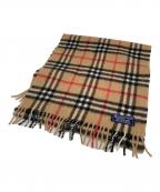 Burberry'sバーバリーズ）の古着「ノヴァチェックカシミヤマフラー」｜ブラウン