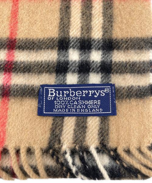 Burberry's（バーバリーズ）Burberry's (バーバリーズ) ノヴァチェックカシミヤマフラー ブラウンの古着・服飾アイテム