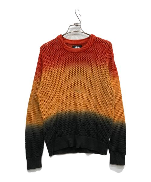 stussy（ステューシー）stussy (ステューシー) Pigment Dyed Loose Gauge オレンジ サイズ:Lの古着・服飾アイテム