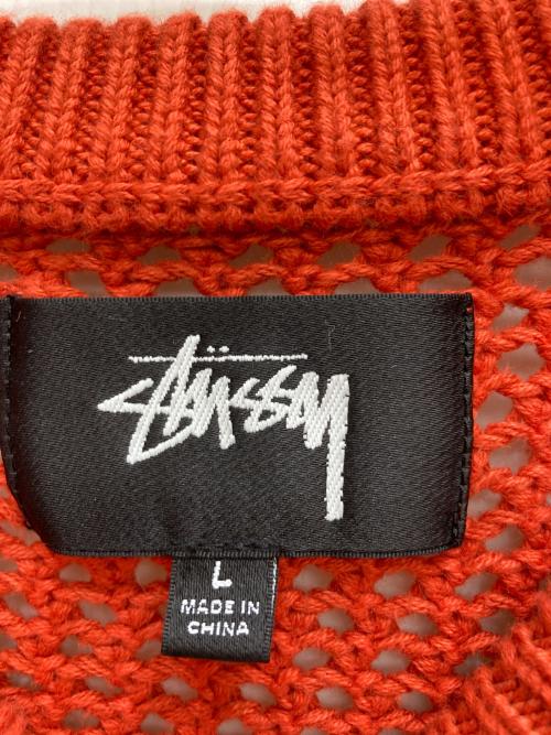 stussy（ステューシー）stussy (ステューシー) Pigment Dyed Loose Gauge オレンジ サイズ:Lの古着・服飾アイテム