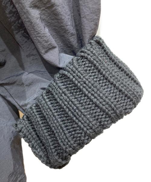 maomade（マオメイド）maomade (マオメイド) ヴィンテージウェザー ローゲージニットリブジャケット ブラック サイズ:FREE 未使用品の古着・服飾アイテム