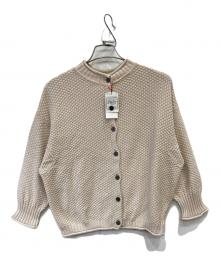 maomade（マオメイド）の古着「かのこ編み2WAYドルマンスリーブカーディガン」｜アイボリー