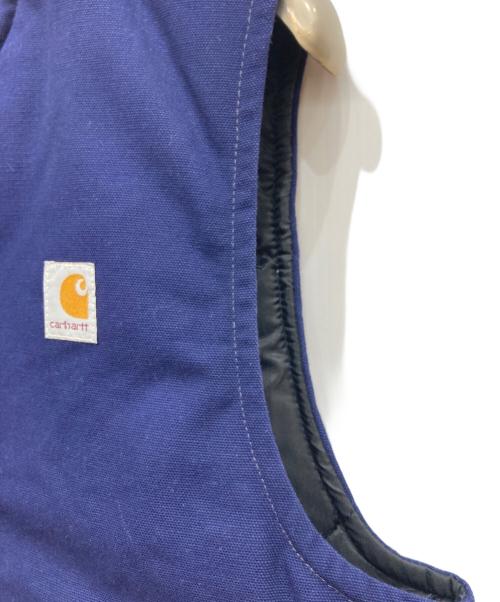 CarHartt（カーハート）CarHartt (カーハート) ワークベスト ブルー サイズ:Lの古着・服飾アイテム