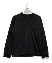 sacai（サカイ）の古着「長袖カットソー」｜ブラック