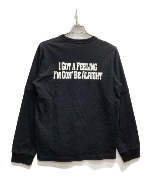 sacai（サカイ）sacai (サカイ) 長袖カットソー ブラック サイズ:4の古着・服飾アイテム
