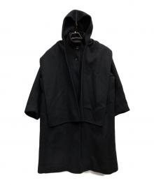 MAISON SPECIAL（メゾンスペシャル）の古着「Hood Muffler Coat」｜ブラック