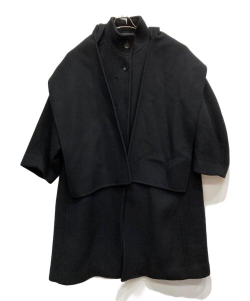 MAISON SPECIAL（メゾンスペシャル）MAISON SPECIAL (メゾンスペシャル) Hood Muffler Coat ブラック サイズ:FREEの古着・服飾アイテム