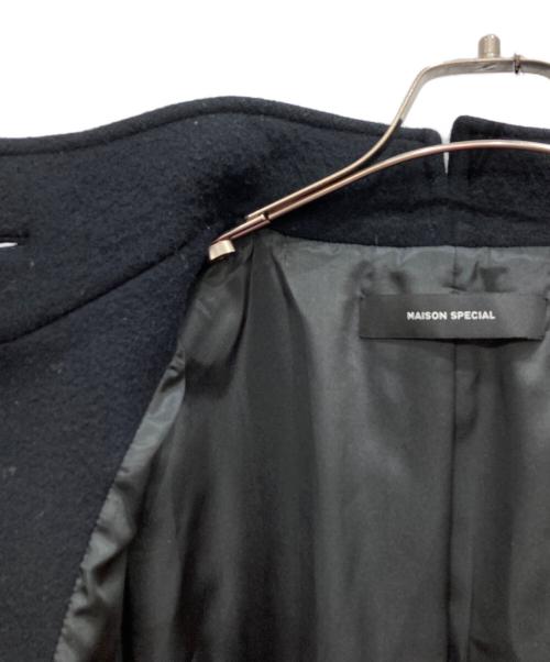 MAISON SPECIAL（メゾンスペシャル）MAISON SPECIAL (メゾンスペシャル) Hood Muffler Coat ブラック サイズ:FREEの古着・服飾アイテム