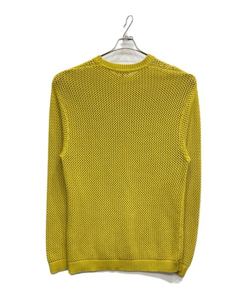SUPREME（シュプリーム）Supreme (シュプリーム) Open Knit Small Box Sweater イエロー サイズ:Lの古着・服飾アイテム