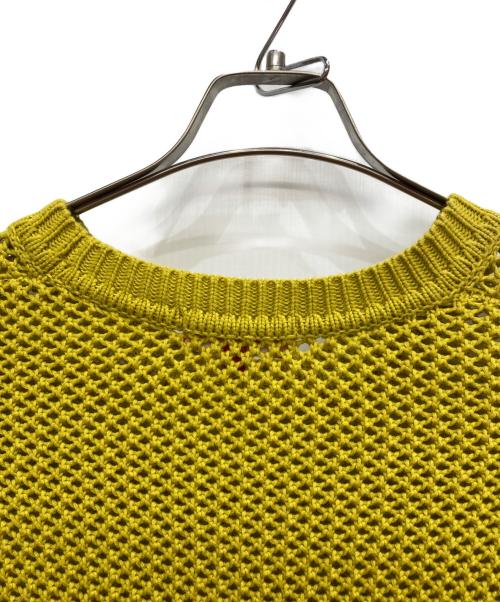 SUPREME（シュプリーム）Supreme (シュプリーム) Open Knit Small Box Sweater イエロー サイズ:Lの古着・服飾アイテム