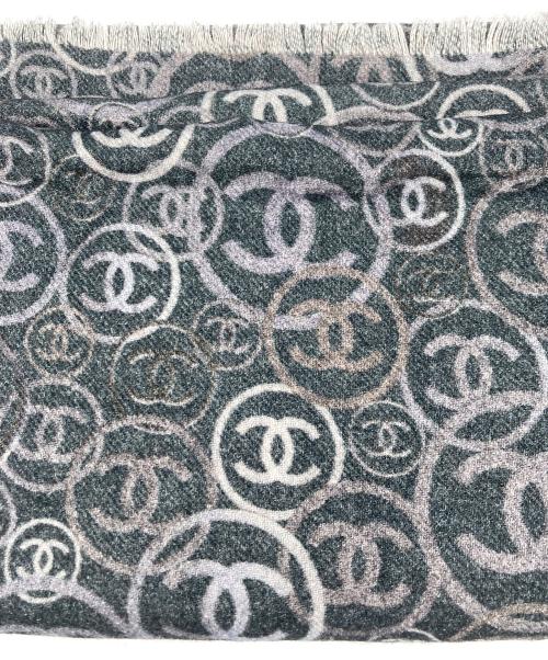CHANEL（シャネル）CHANEL (シャネル) 大判カシミヤストール グレーの古着・服飾アイテム
