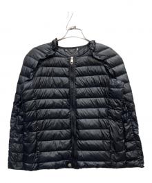 DIESEL（ディーゼル）の古着「フリルダウンジャケット」｜ブラック