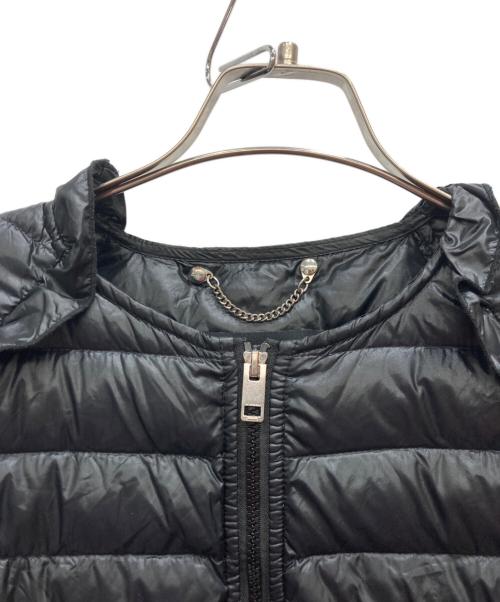 DIESEL（ディーゼル）DIESEL (ディーゼル) フリルダウンジャケット ブラック サイズ:Mの古着・服飾アイテム