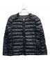 DIESEL（ディーゼル）の古着「フリルダウンジャケット」｜ブラック