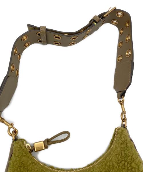 TORY BURCH（トリーバーチ）TORY BURCH (トリーバーチ) マーサースモール クレセントバッグ グリーンの古着・服飾アイテム