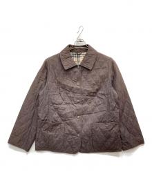 BURBERRY LONDON（バーバリーロンドン）の古着「ノバチェックキルティングジャケット」｜ブラウン