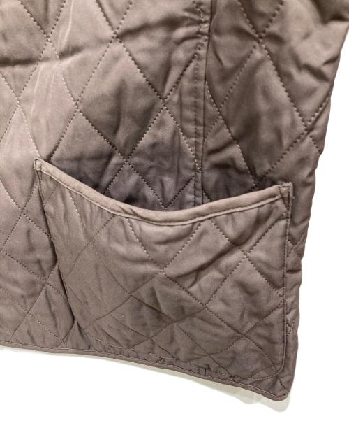BURBERRY LONDON（バーバリーロンドン）BURBERRY LONDON (バーバリーロンドン) ノバチェックキルティングジャケット ブラウン サイズ:13号の古着・服飾アイテム