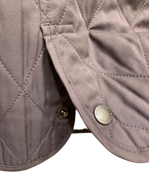 BURBERRY LONDON（バーバリーロンドン）BURBERRY LONDON (バーバリーロンドン) ノバチェックキルティングジャケット ブラウン サイズ:13号の古着・服飾アイテム