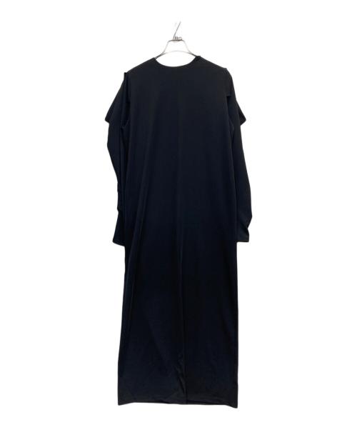 RIM.ARK（リムアーク）RIM.ARK (リムアーク) ドレープスリーブカットドレス ワンピース ブラック サイズ:SIZE38の古着・服飾アイテム