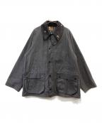 Barbourバブアー）の古着「OVERSIZED WAX BEDALE」｜グレー