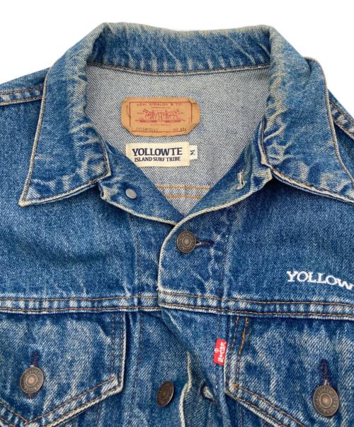 YOLLOWTE（ヨロー）YOLLOWTE (ヨロー) カスタムデニムジャケット インディゴ サイズ:Mの古着・服飾アイテム