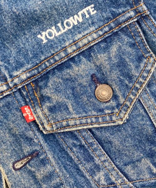 YOLLOWTE（ヨロー）YOLLOWTE (ヨロー) カスタムデニムジャケット インディゴ サイズ:Mの古着・服飾アイテム