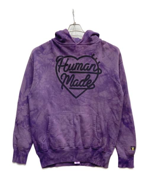 HUMAN MADE（ヒューマンメイド）HUMAN MADE (ヒューマンメイド) ハートロゴパーカー パープル サイズ:XLの古着・服飾アイテム