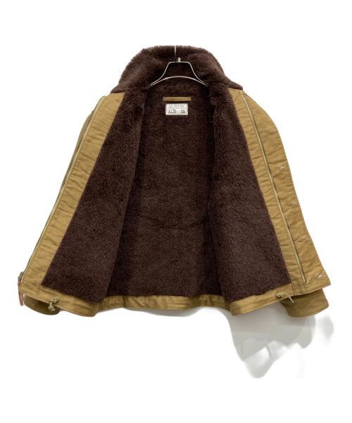 waiper（ワイパー）WAIPER (ワイパー) N-1 ロゴプリントデッキジャケット オリーブ サイズ:38の古着・服飾アイテム