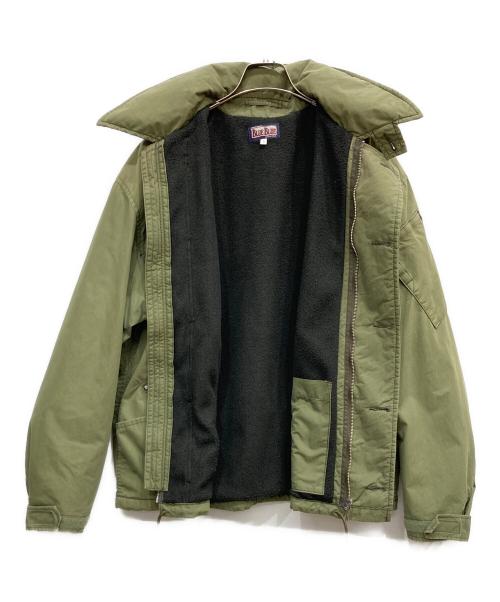 BLUE BLUE（ブルーブルー）BLUE BLUE (ブルーブルー) HIGH COUNT FLIGHT JACKET カーキ サイズ:表記なしの古着・服飾アイテム