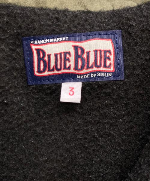 BLUE BLUE（ブルーブルー）BLUE BLUE (ブルーブルー) HIGH COUNT FLIGHT JACKET カーキ サイズ:表記なしの古着・服飾アイテム